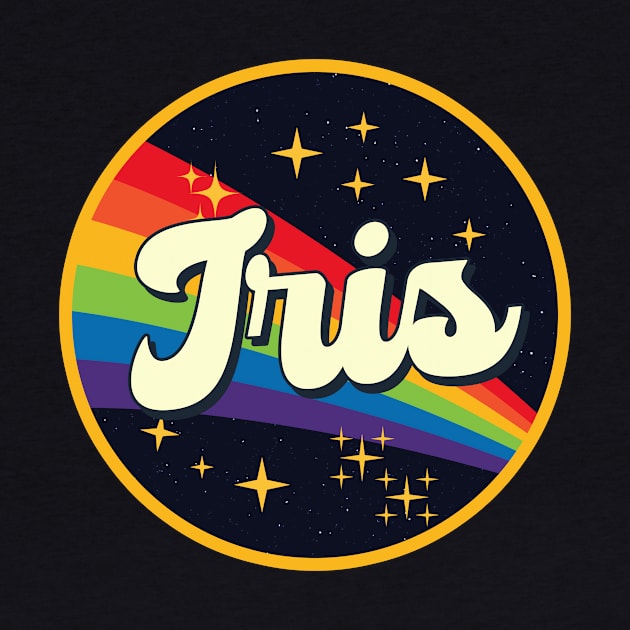 Iris // Rainbow In Space Vintage Style by LMW Art